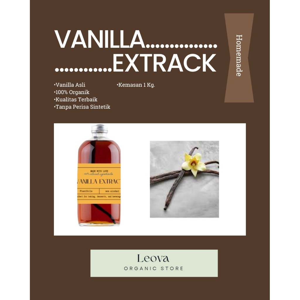 

1Kg. Vanilla Extrack Premium Gourmet Non Alcohol