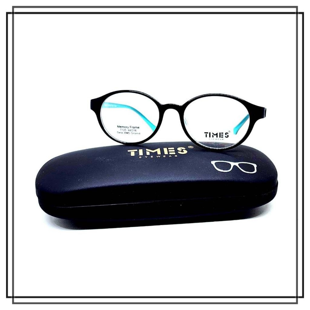FRAME KACAMATA ANAK-ANAK TIMES T125 Model Keren Kualitas Bagus ORIGINAL BRANDED Gagang LENTUR Harga 