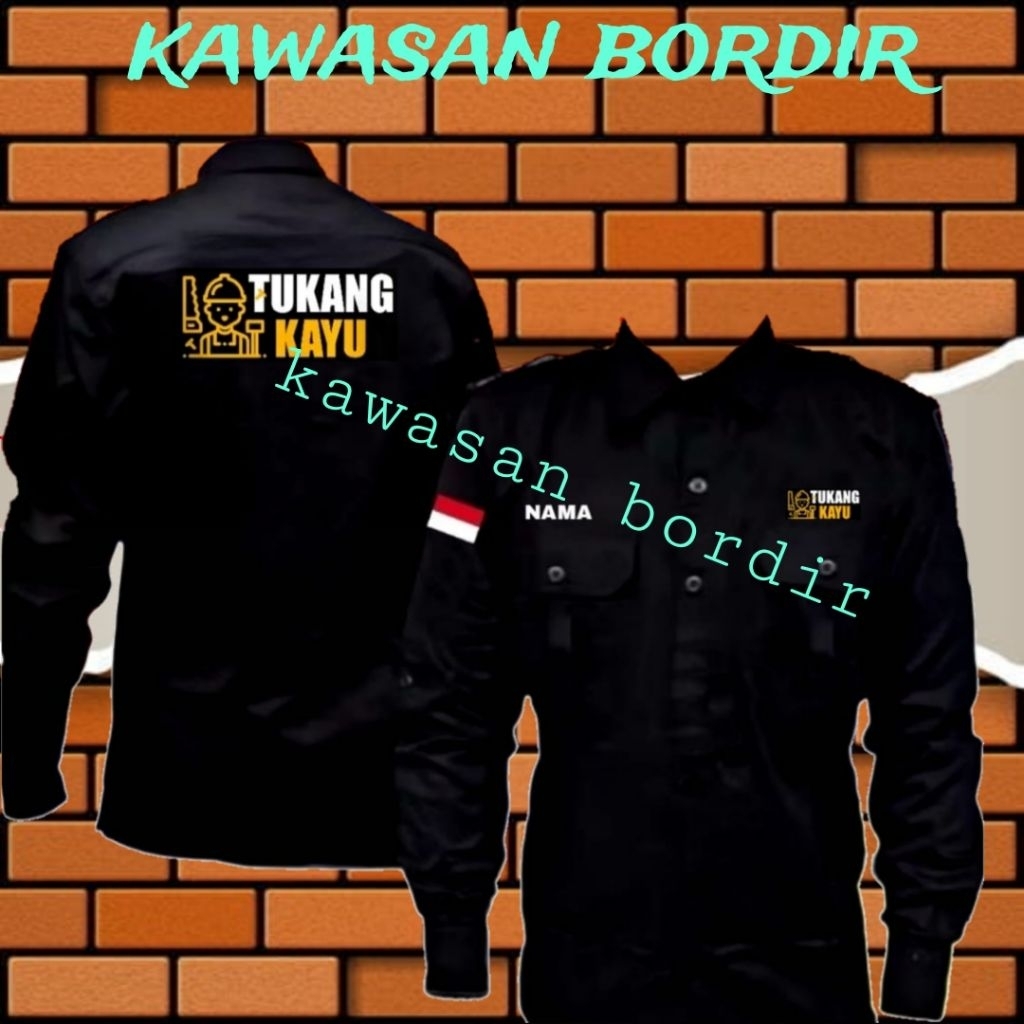 Terbaru kemeja tukang kayu seragam tukang kayu baju tukang kayu pdh tukang kayu kemeja serkel baju s