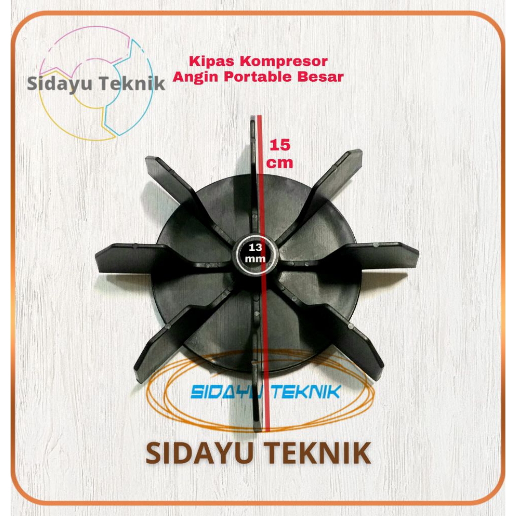 Kipas Kompresor Angin Besar Portable