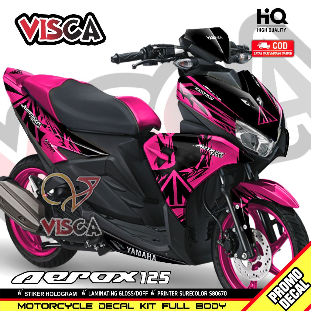 Decal Aerox 125 Full Body Stiker Aerox 125 Full Body Stiker Motor Aerox 125 Full Body ABSTRAK