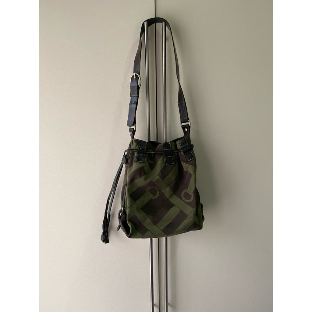 Tas serut LANCEL canvas mix leather (preluv)