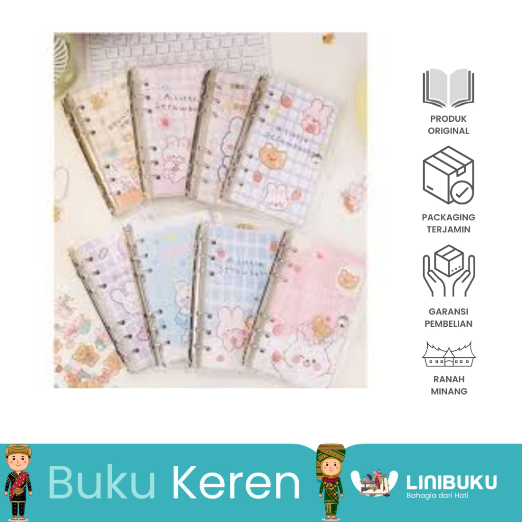 

Binder Notebook A6 karet - ATK
