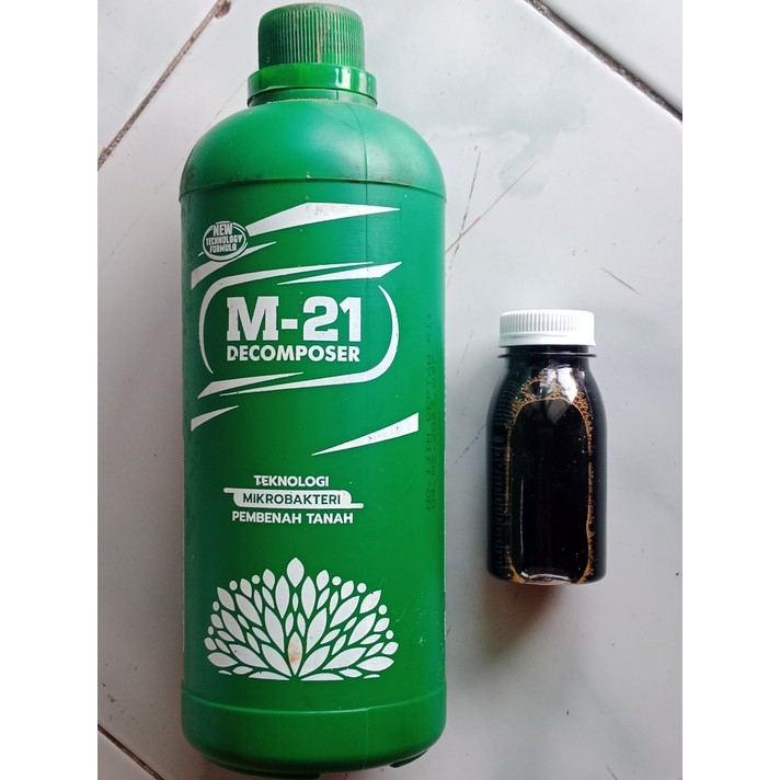 Pupuk Decomposer dan Pembenah Tanah M 21/ M21 Decomposer Kemasan Repack 80 ML