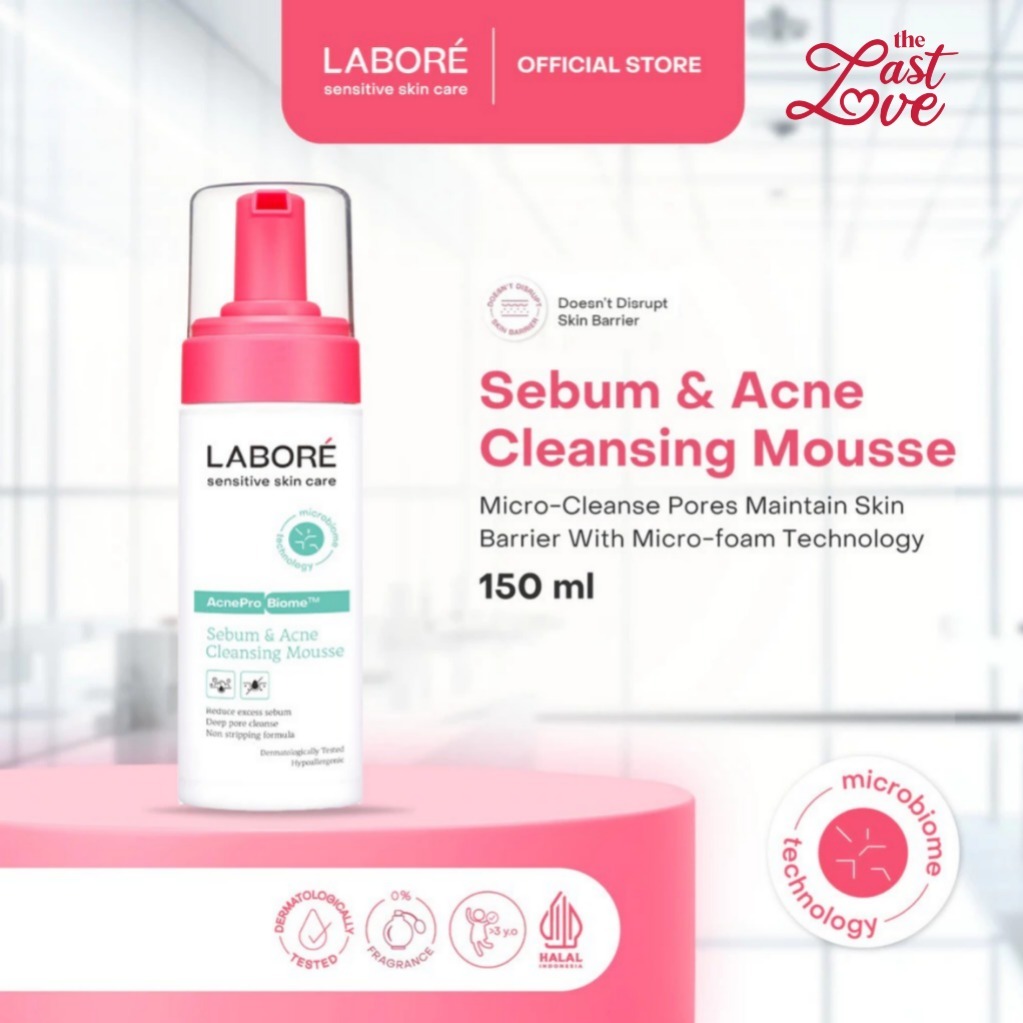 Last Love - LABORÉ Sensitive Skin Care AcnePro Biome Sebum & Acne Cleansing Mousse Anti-Acne 25ml & 