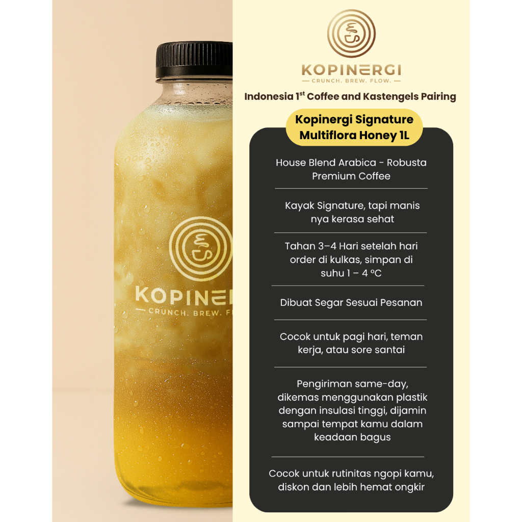 

Kopinergi Signature Multiflora Honey 1L