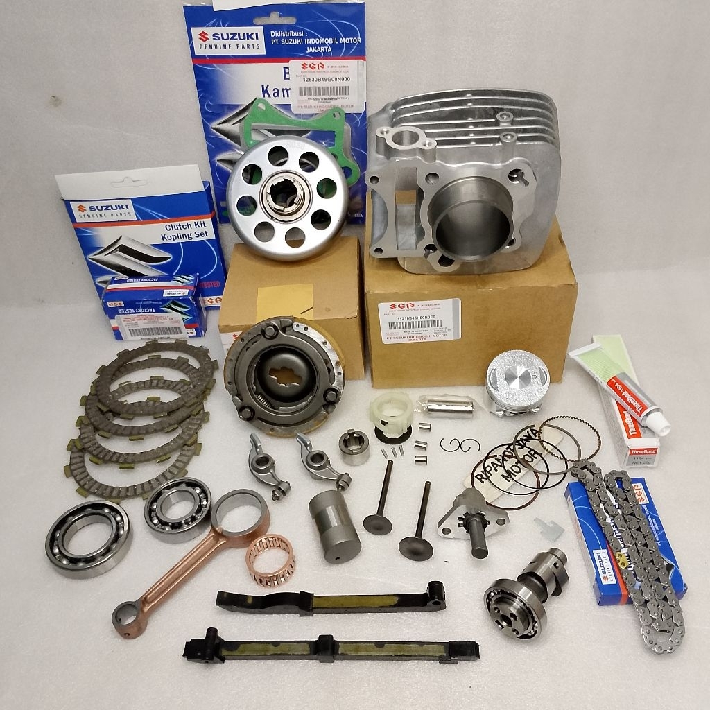 PAKET BLOK SEHER KOMPLIT SMASH TITAN 110, 15 AITEM