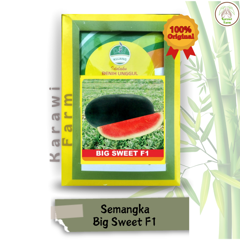Benih Big Sweet Semangka Inul Merah Cap Kujang