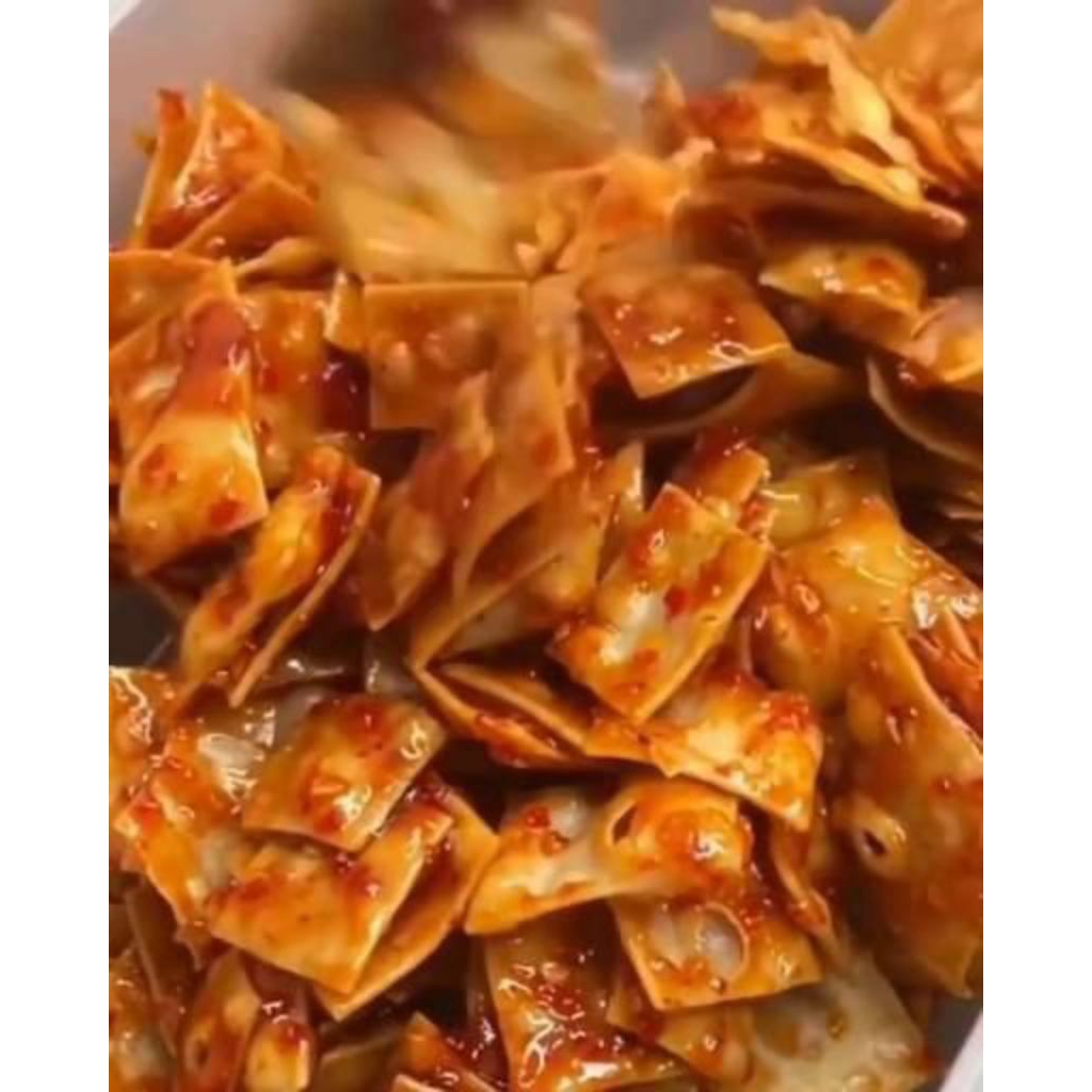 

PANGSIT KRISPI PEDAS MANIS DIJAMIN NAGIH/500gr