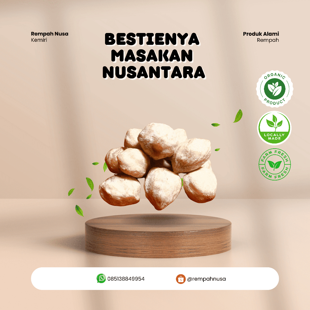 

Kemiri Unggul Kupas Super | Kualitas Ekspor | Harga Murah per Kg