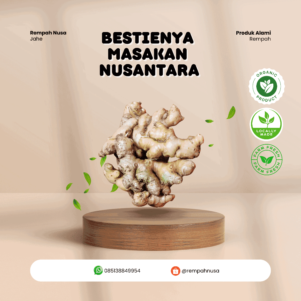 

Jahe Sumbawa Segar – Jahe Alami Berkualitas Tinggi, Pedas & Harum Khas Pegunungan