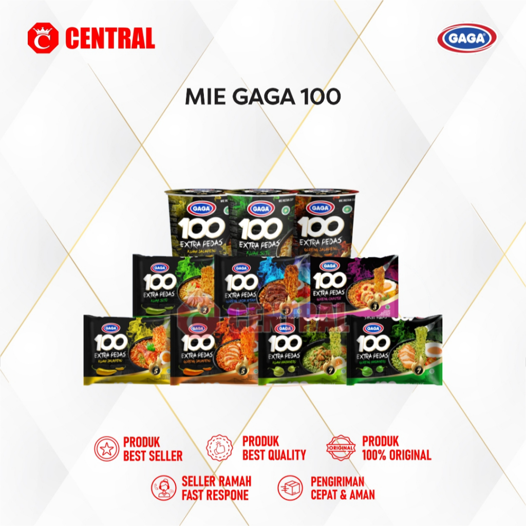 

GAGA 100 mie extra pedas jalapeno/habanero