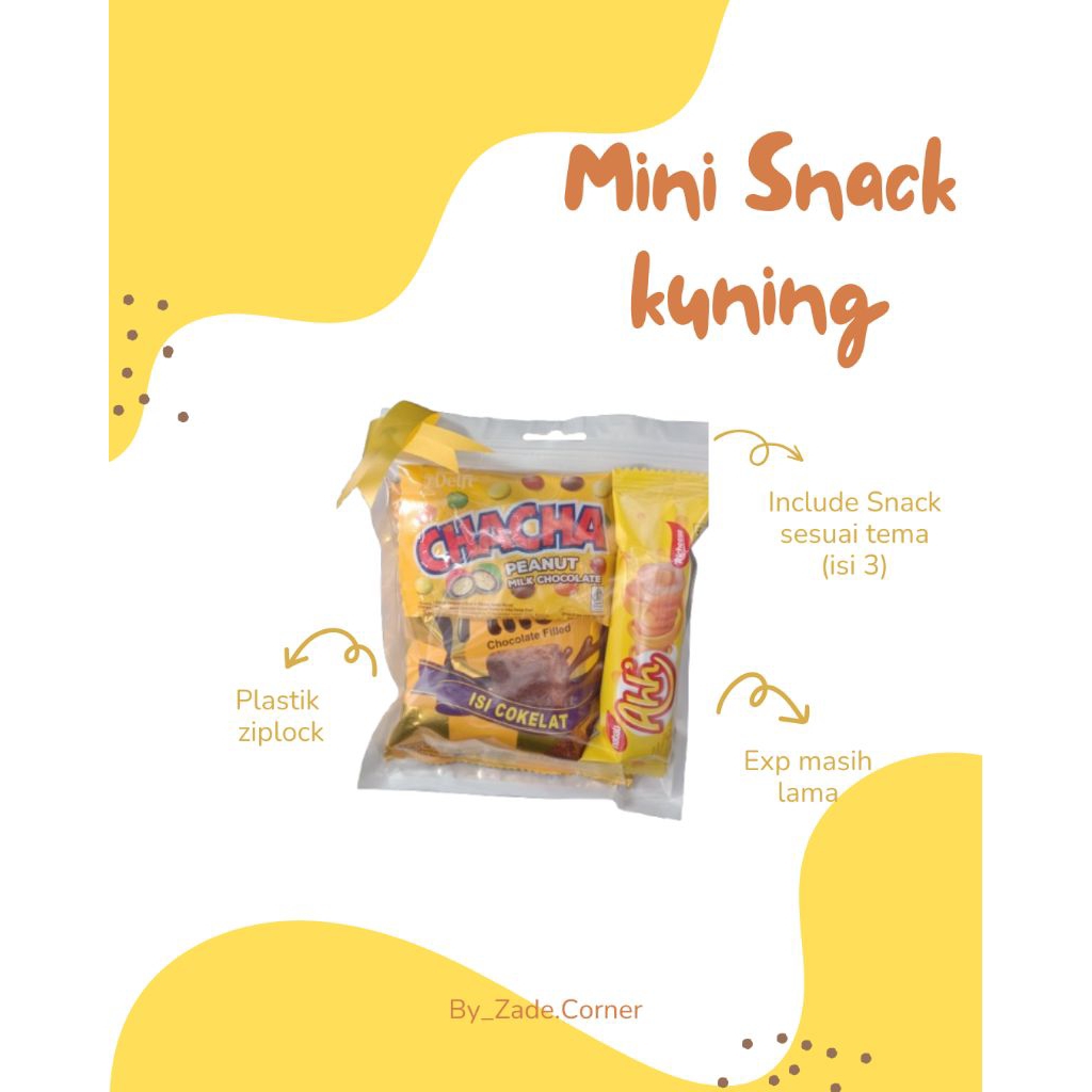 

MINI SNACK GIFT KUNING / MINI HAMPERS / PAKET JAJAN ULANGTAHUN