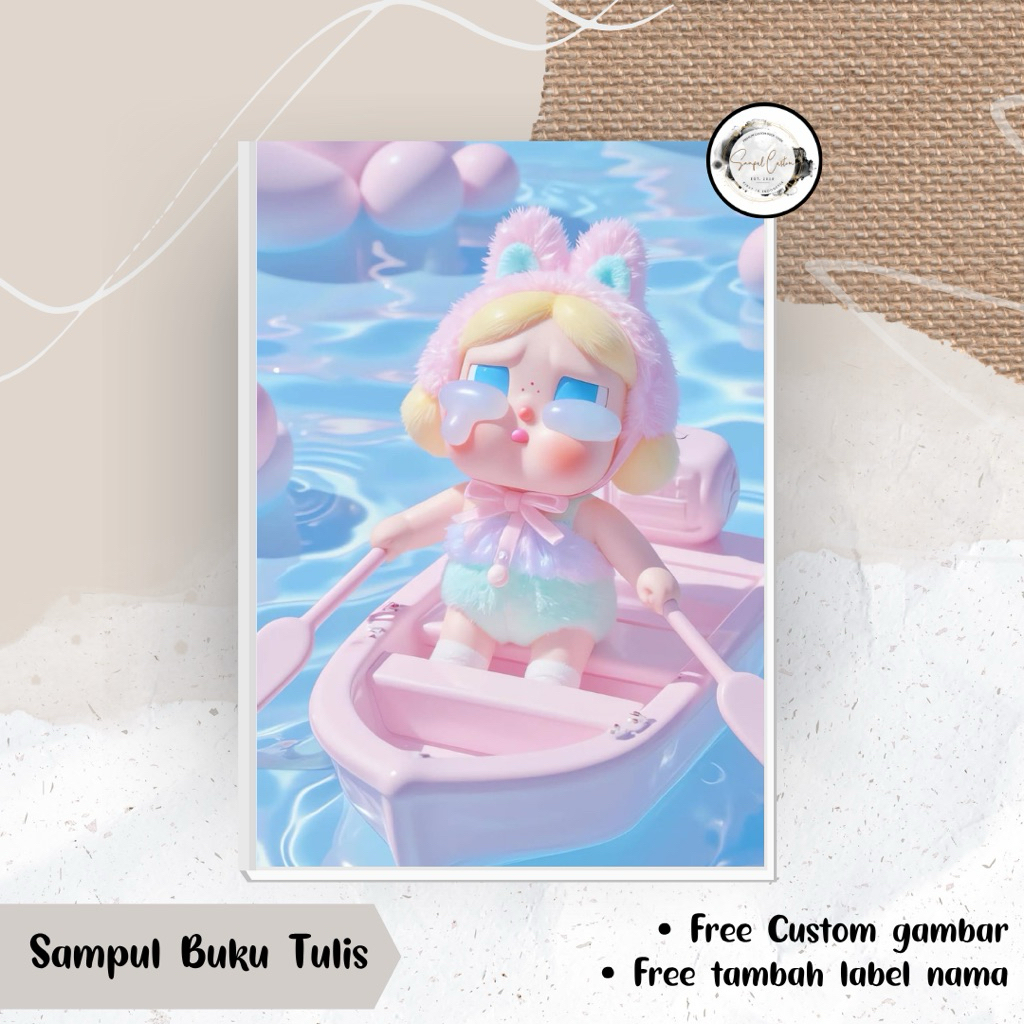 

(HARGA 1 LEMBAR MIN ORDER 5 LEMBAR) SAMPUL BUKU PASTEL CUTE FREE CUSTOM