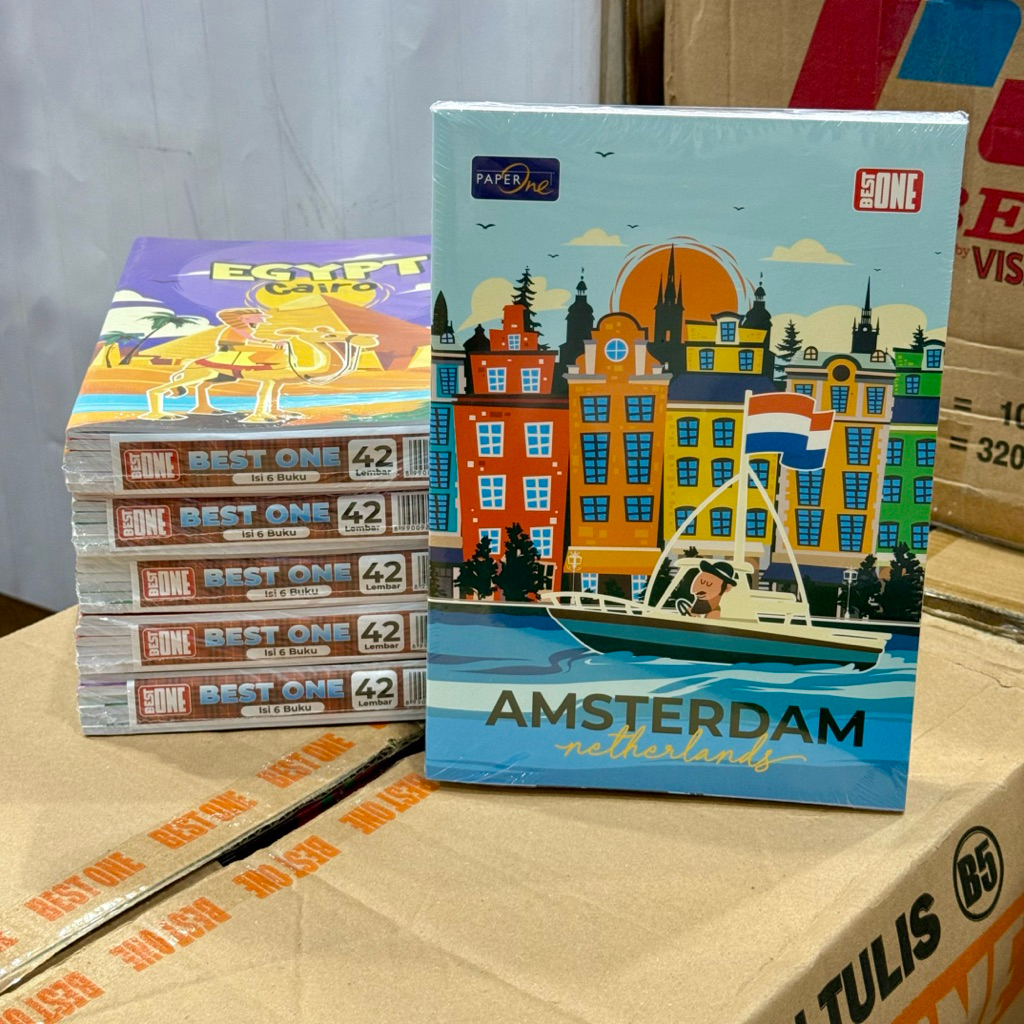 

(Pak) Buku Best One by PaperOne Boxy Maxi Campus 42lembar | 1pak isi 6buku