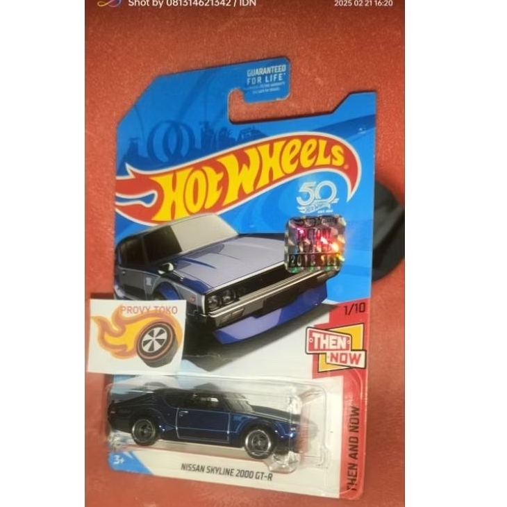 Hotwheels THS Treasure Hunt Super Nissan Skyline 2000 GT-R Kemenry Biru Factory Sealed
