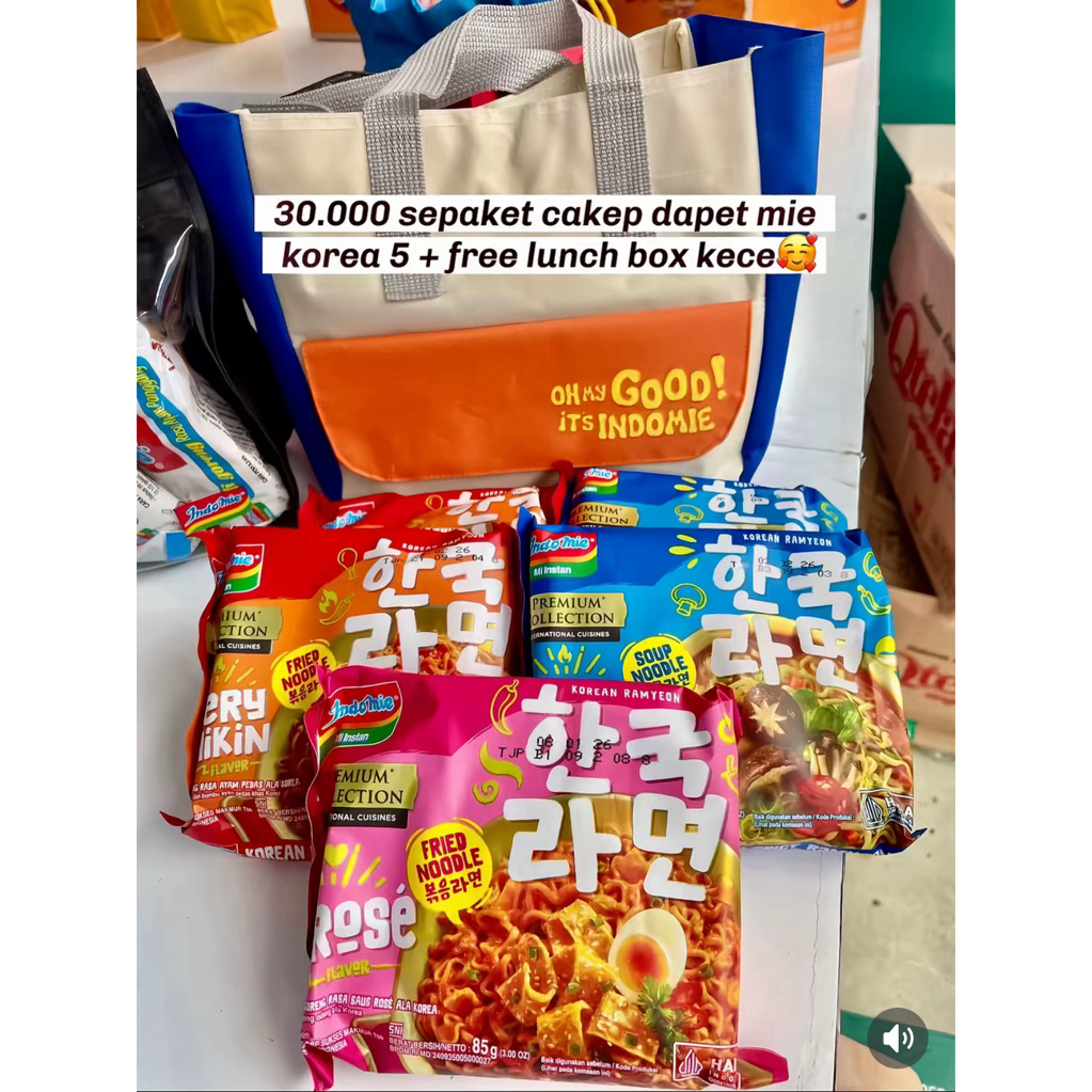 

paket indomie korean