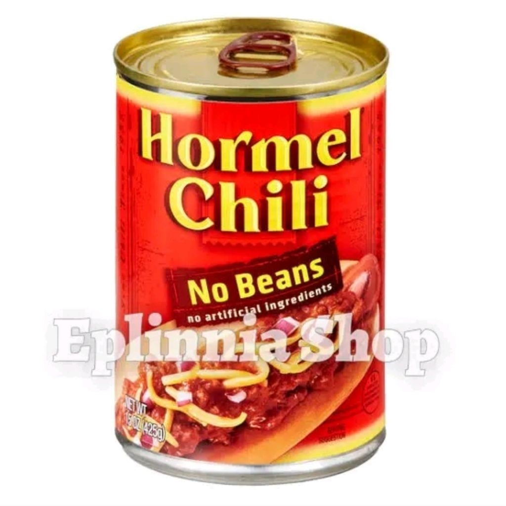 

Hormel Chili No Brans 425 gr - Daging Pork Kaleng