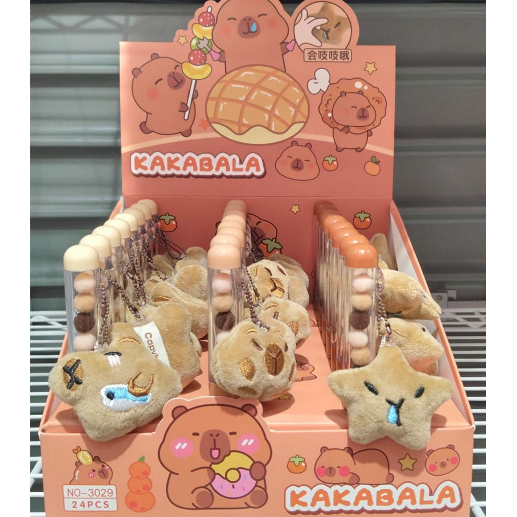 

[COD] Pen Gantung Boneka Bunyi motif Capybara