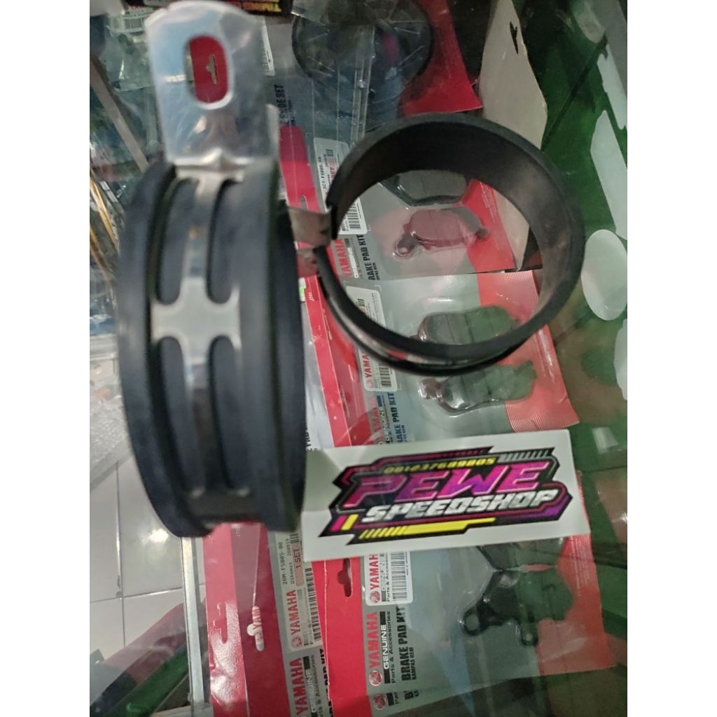 KLEM KNALPOT RACING COPY WRX BAHAN TEBAL 3.5INCH