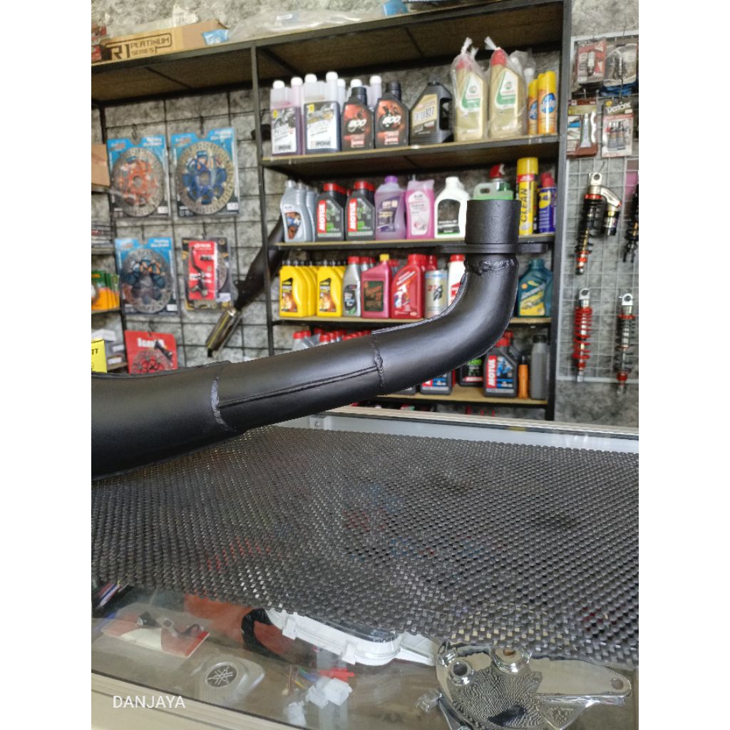Knalpot AG Style Danjaya Fizr Fullpress 130cc Dragbike 201 kompetisi