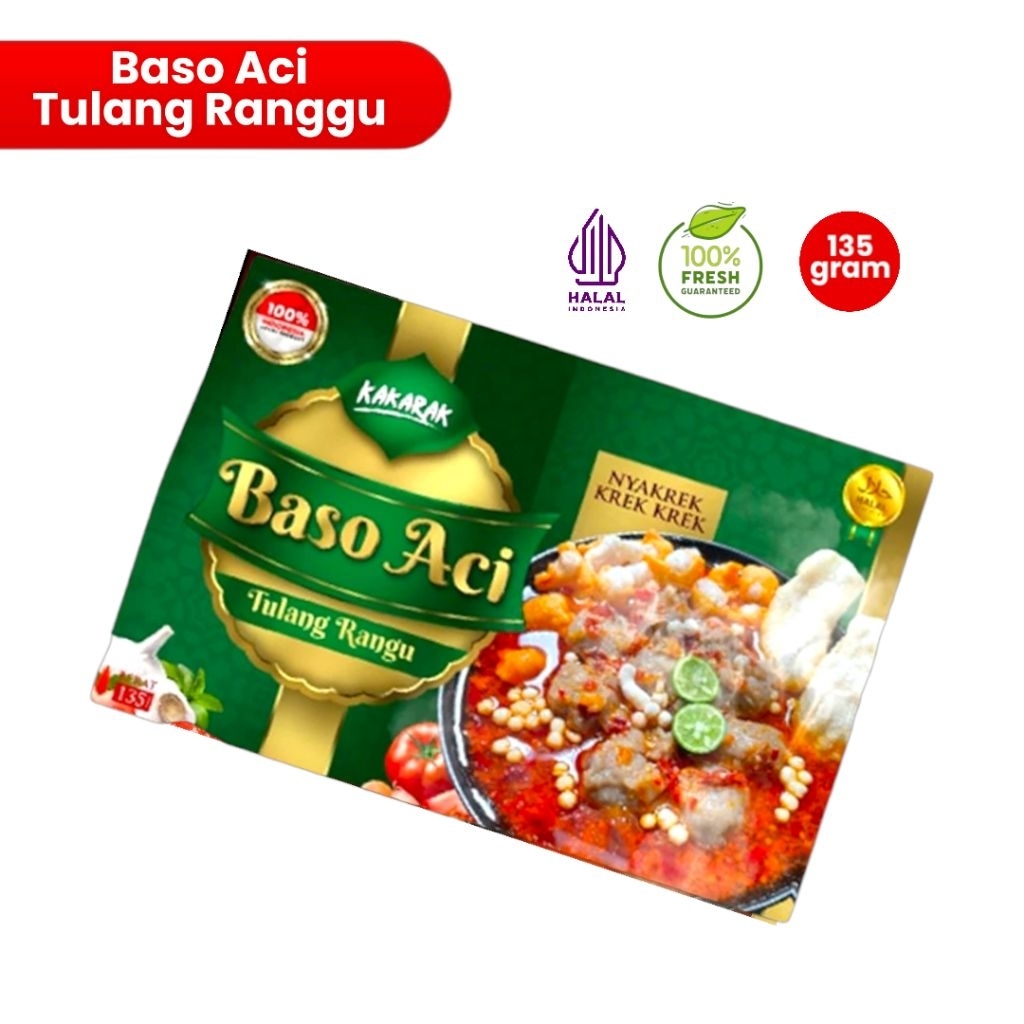 

KAKARAK - Baso Aci Instan Kemasan Tulang Ranggu 135gr