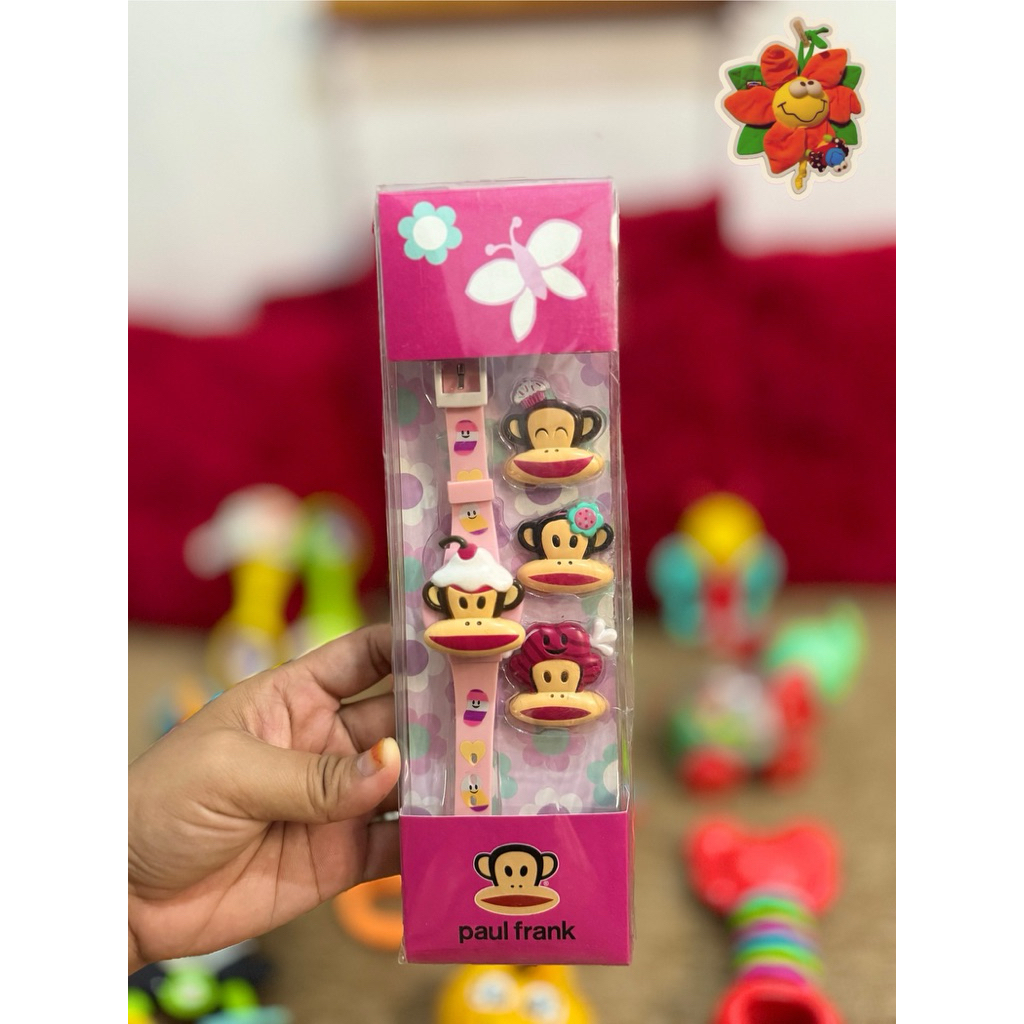 New Jam Tangan Anak Perempuan Merk Paul Frank (baterai off) - jam tangan anak lucu