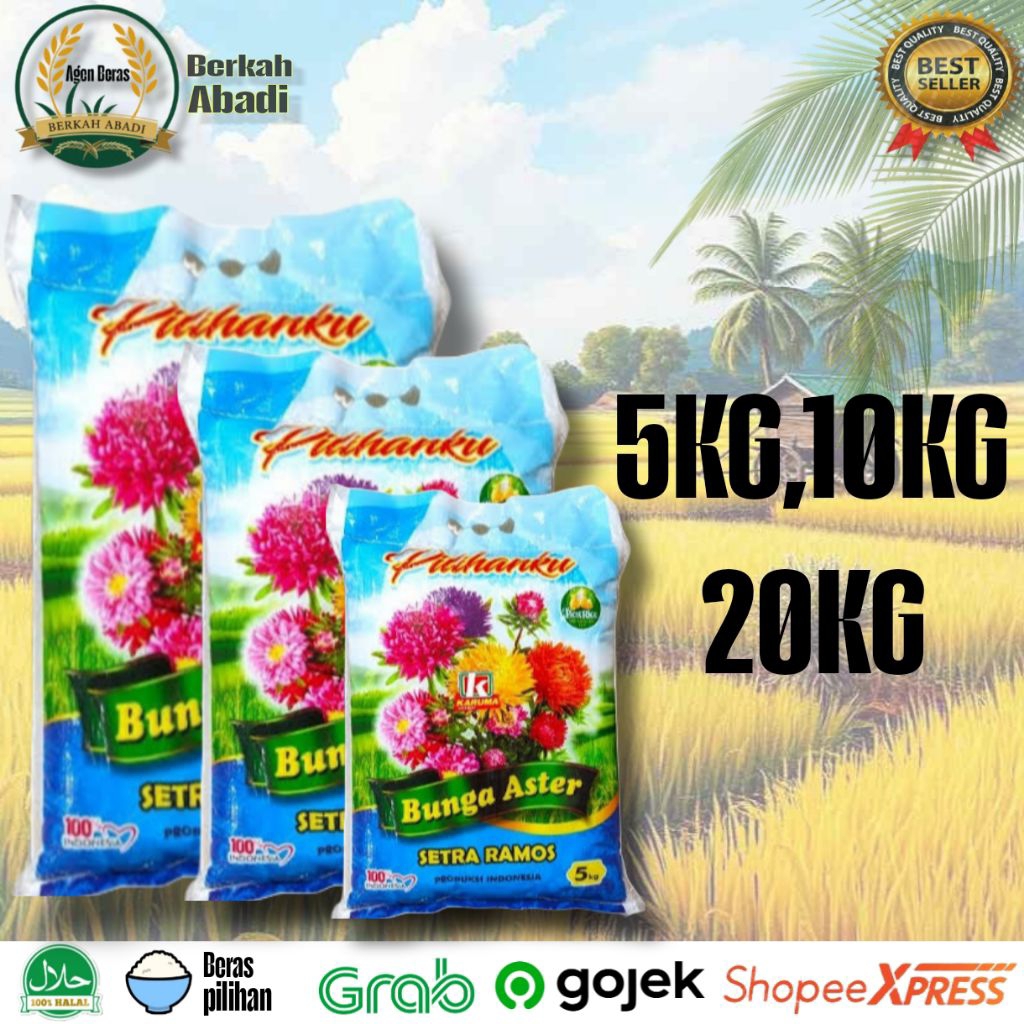 

Beras Bunga Aster 5KG 10KG 20KG Setra Ramos Premium
