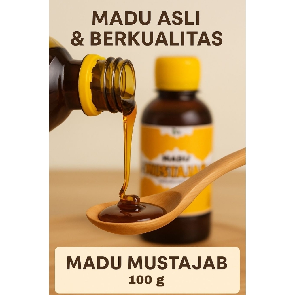

MADU MUSTAJAB 100GRAM MADU MURNI + DO'A DO'A KHUSUS PENYEMBUHAN
