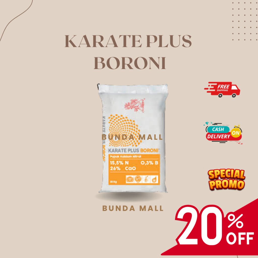 PUPUK KARATE PLUS BORONI 50 KG ORIGINAL