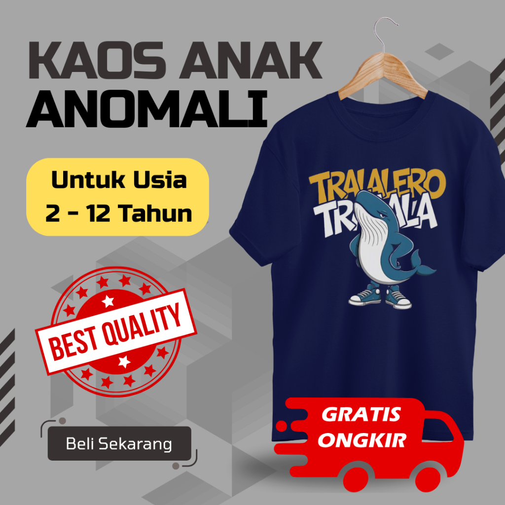 Kaos Anak | Anomali Viral | Kaos Anomali | Kaos Anomali Anak | Oblong