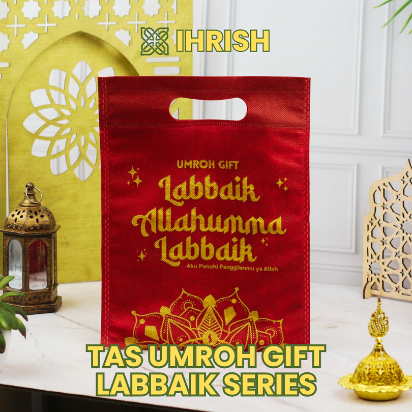 

Ihrish - Tas Oleh Oleh Umroh | Tas Istimewa Souvenir Snack Umroh | Kemasan Unik | Umroh Gift