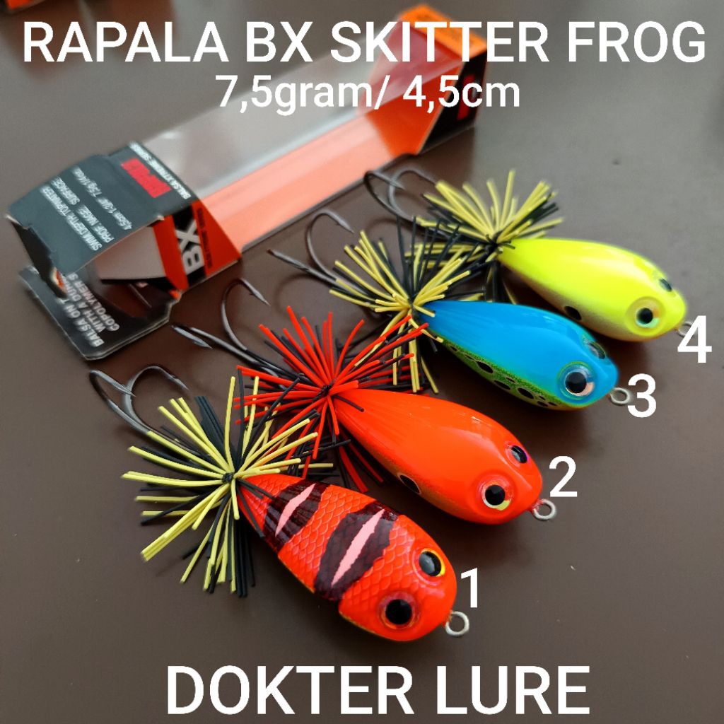 JUMP FROG RAPALA BX SKITTER FROG 04 MINI 7.5gram Lure Casting Gabus