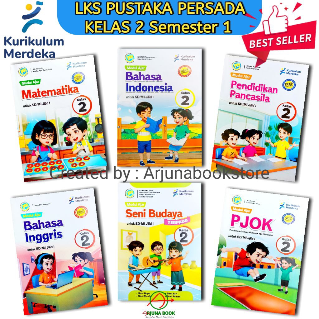 BUKU LKS PH PUSTAKA PERSADA KELAS 2 SD/MI Semester 1 Dan 2 KURIKULUM MERDEKA