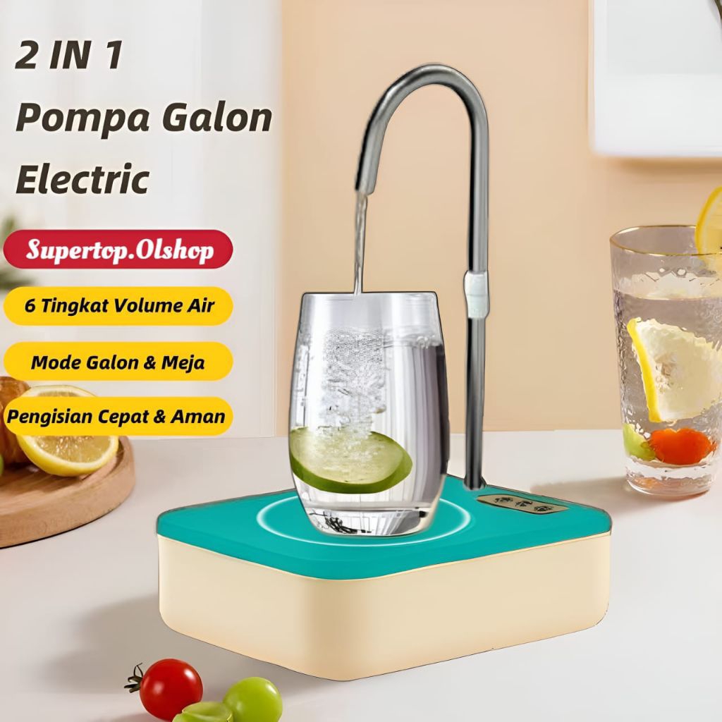 UM1 Pompa Galon/Pompa Galon USB Recharge/Pompa Aqua Galon Portable