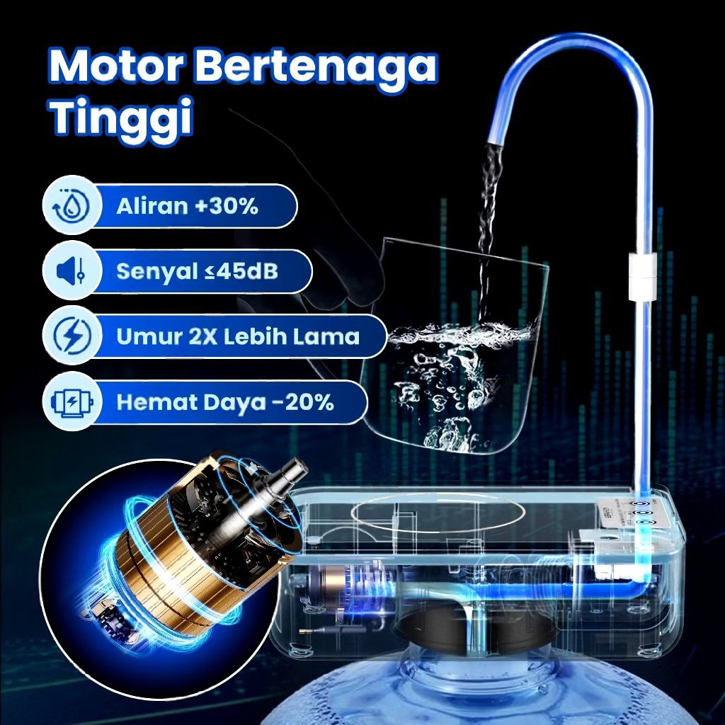 RB Pompa Pencetan Galon Electrik Elektrik Dispenser Aqua Galon Toko13