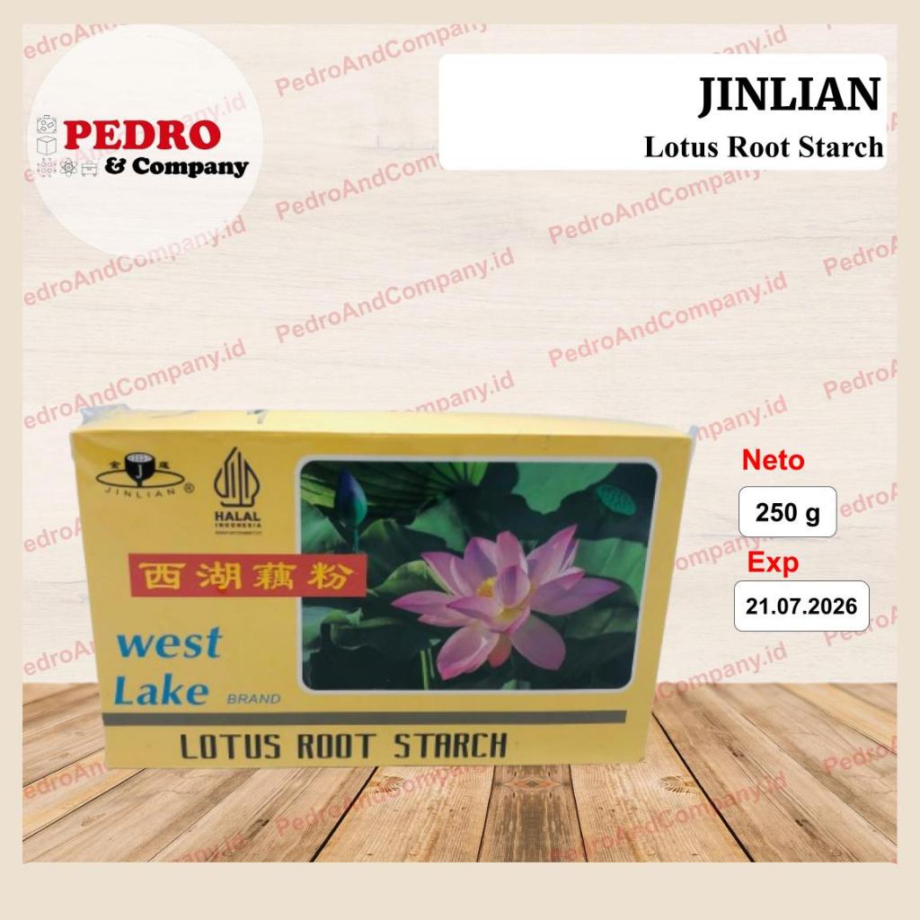 

Jinlian west lake lotus root starch 250 gram - minuman serbuk teratai