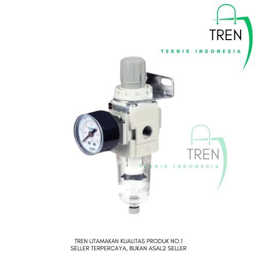AW20-02BG-A Pneumatic Air Filter Regulator Drat 1/4 Inch SMC