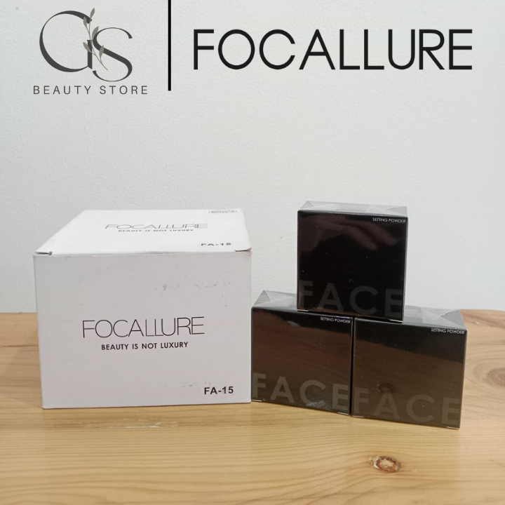 

1 DUS ISI 12 PCS - FOCALLURE OIL CONTROL LOOSE POWDER FA15
