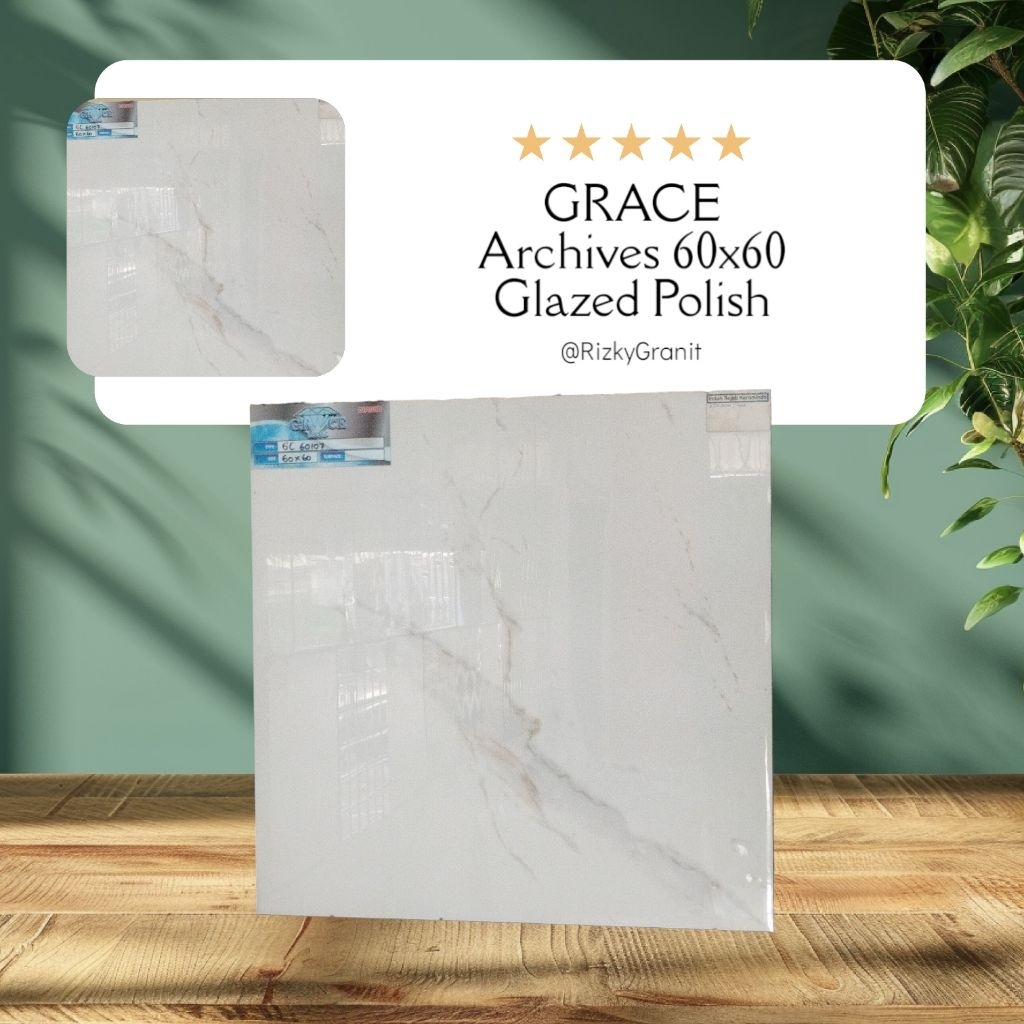 Granit GRACE Lantai 60x60 Archives (Glossy/Licin)