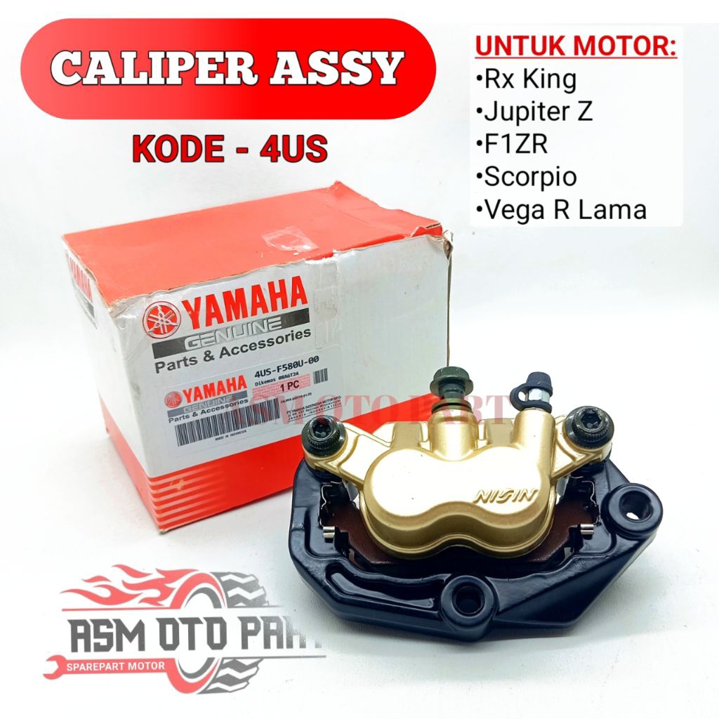 Kaliper Cakram Depan Pala Babi (4US) Rx king, Jupiter Z, Scorpio, F1ZR, Vega r lama - ORI Yamaha
