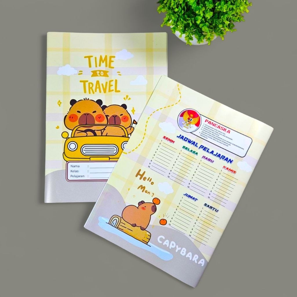 

CAPYBARA Sampul Buku Tulis Edisi KARAKTER Ukuran Kwarto 1 pack isi 10 lembar LABUBU KUROMI