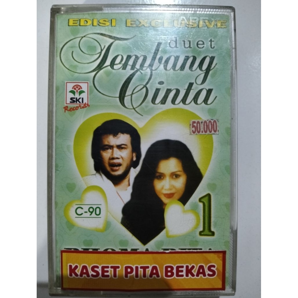kaset pita bekas dangdut Rhoma irama vs rita tembang cinta 1