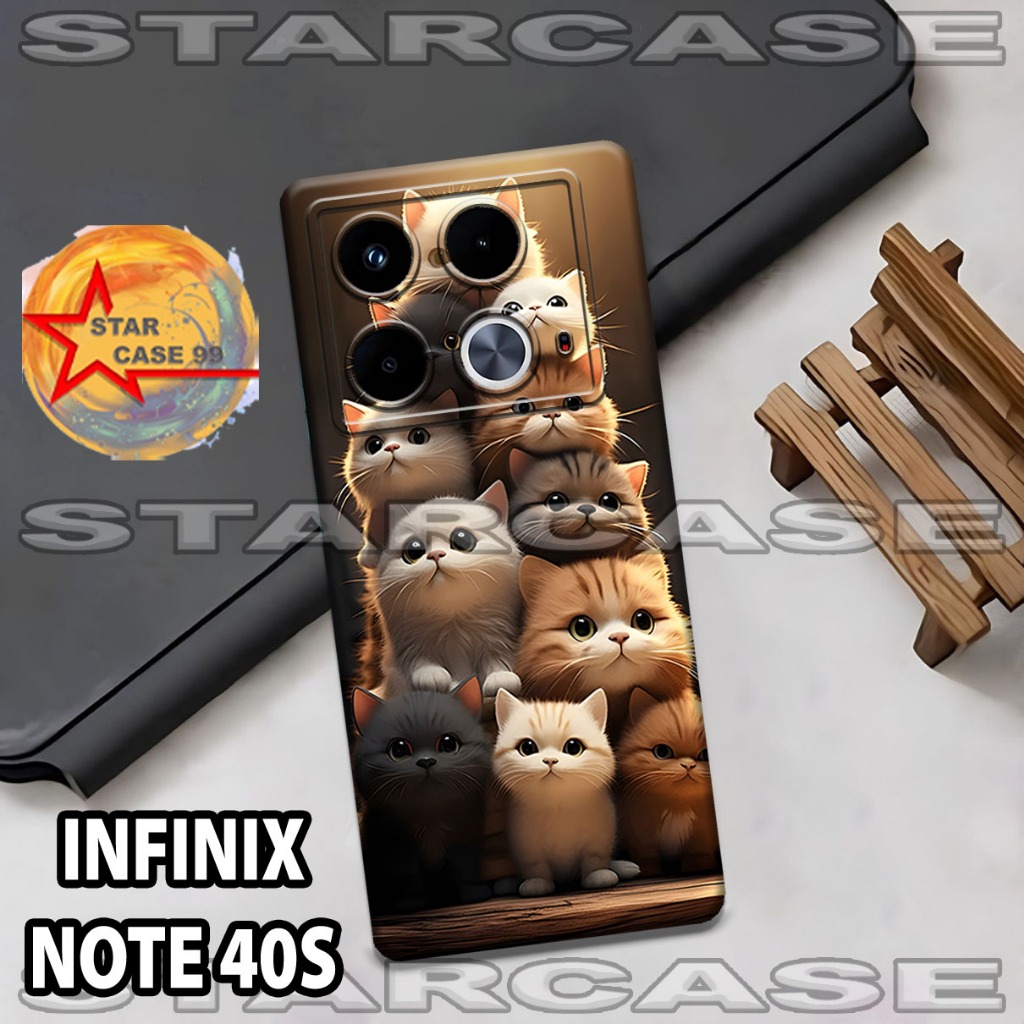 Softcase karet infinix note 40s/S8/Motif/case infinix note 40s/casing infinix note 40s