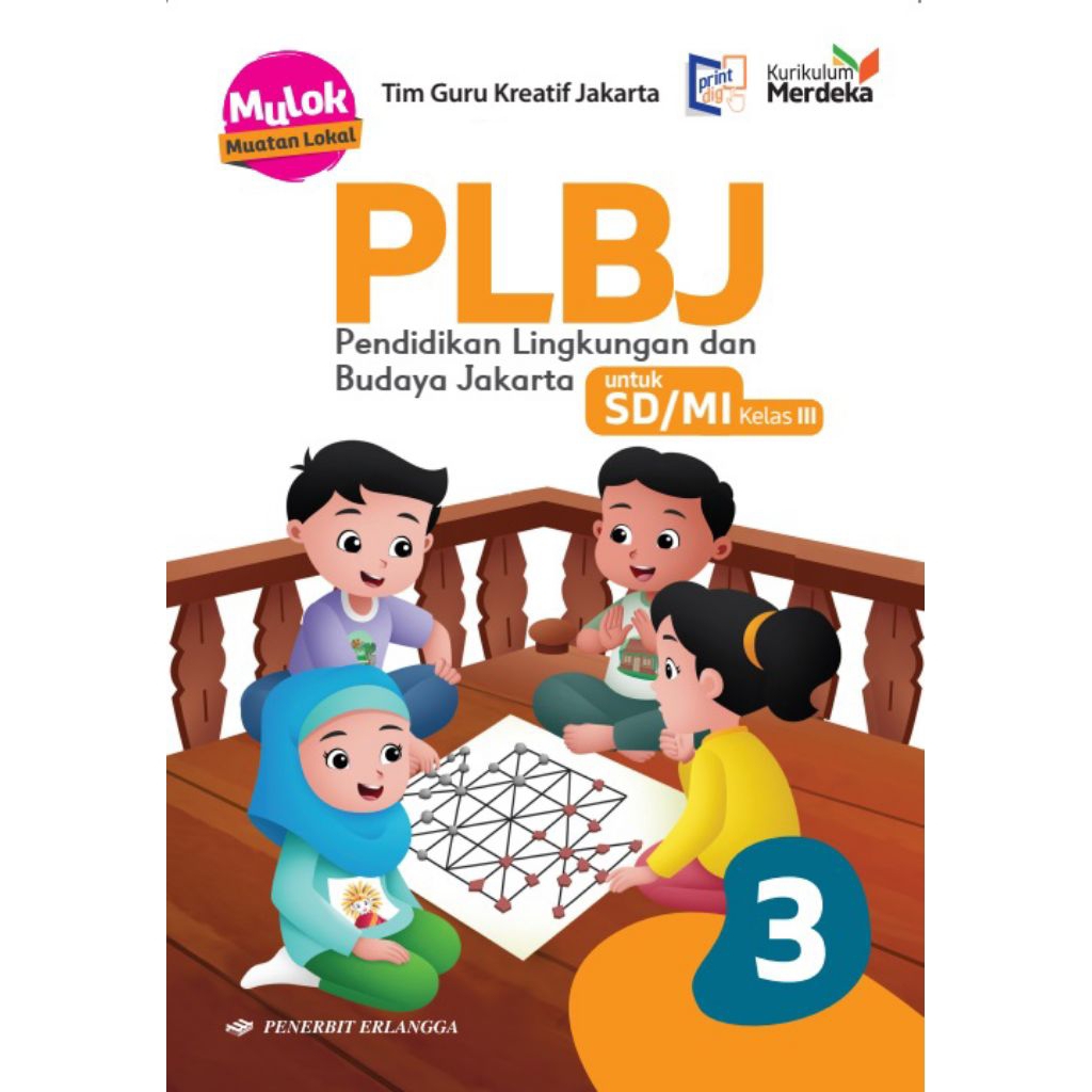 BUKU PLBJ KELAS 3 SD ERLANGGA KURIKULUM MERDEKA