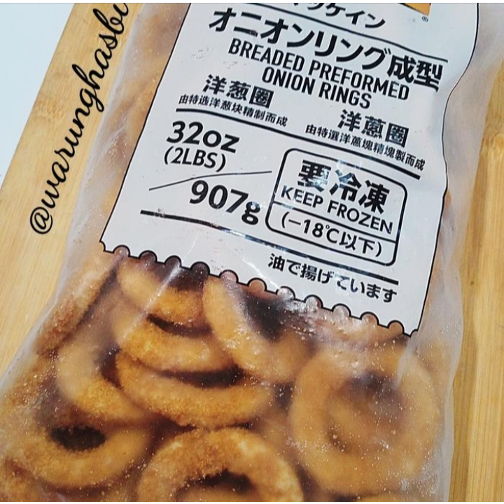 

1Bag US Breaded union rings 907 gr