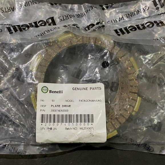 kampas kopling benelli patagonian eagle 250 / benelli PE250