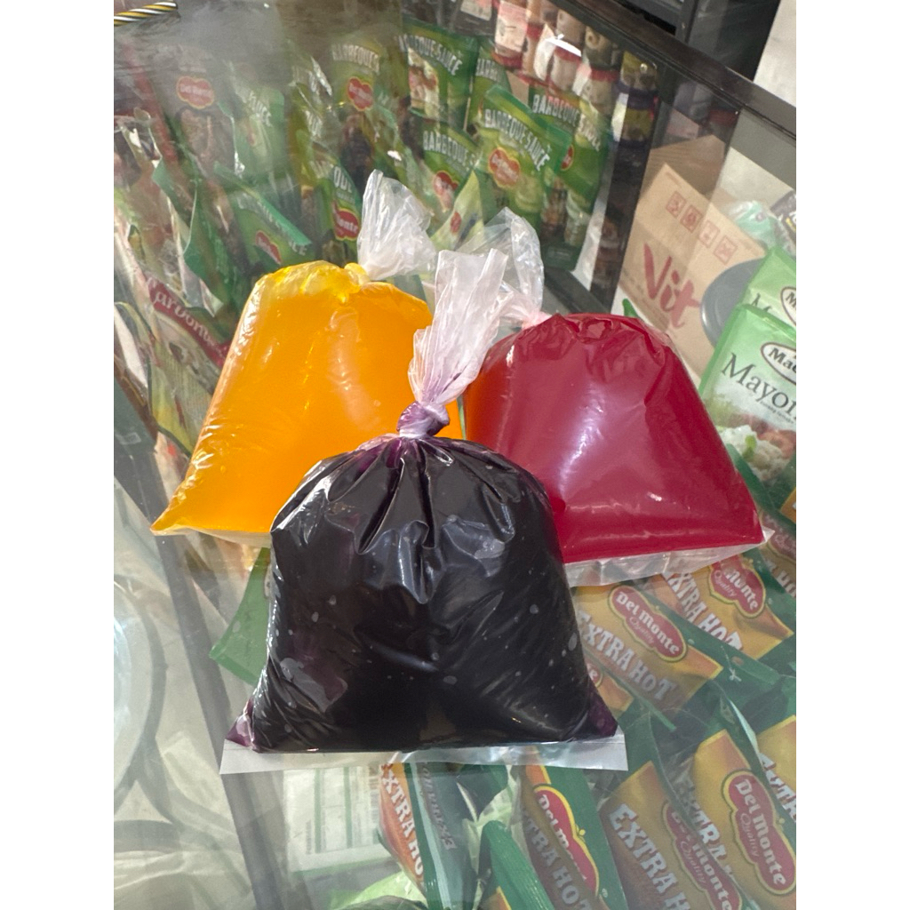 

selai jely Trixi 250gr repack strawberry nanas bluebery