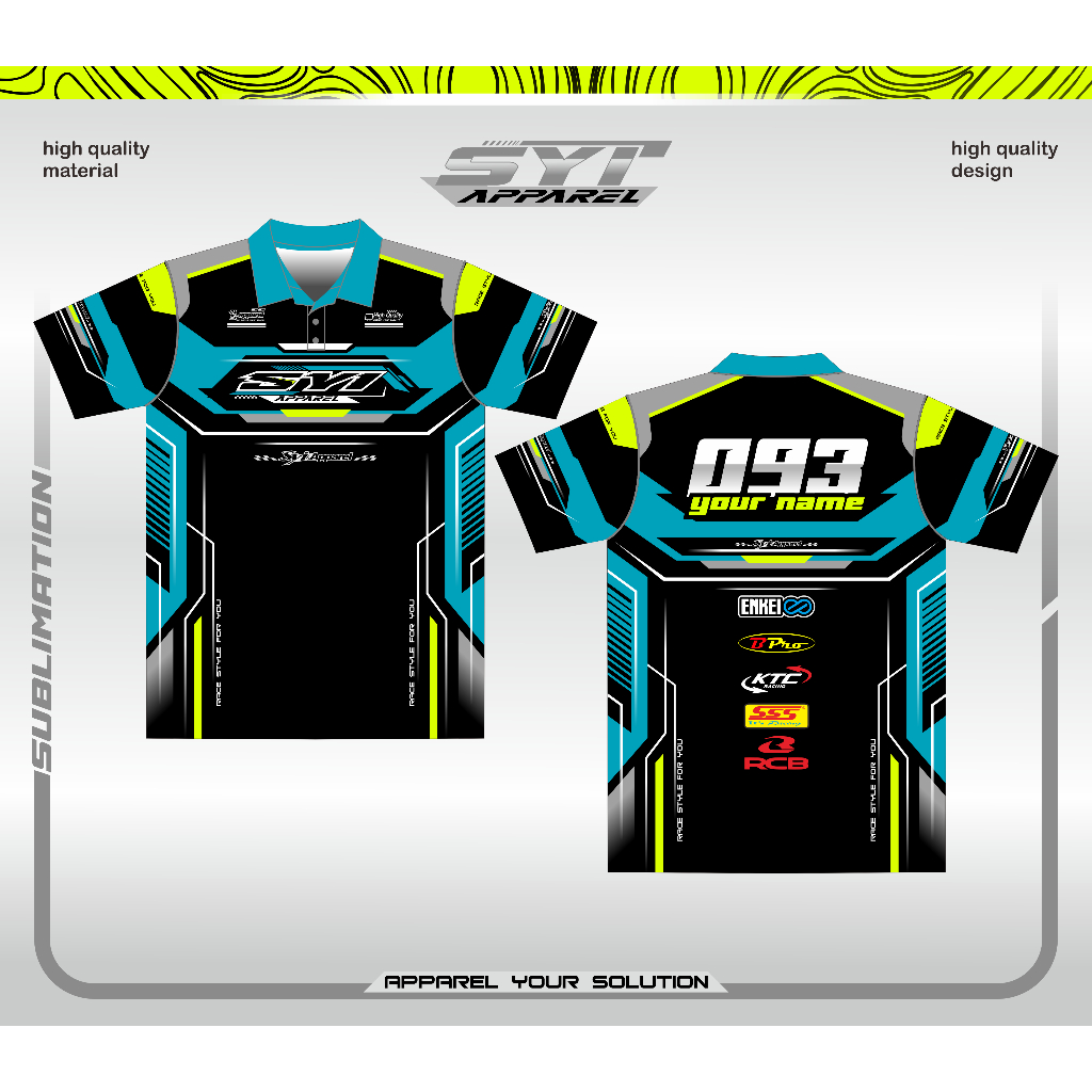 JERSEY RACING| jersey custom full printing jersey custom racing jersey custom nama dan nomor jersey 