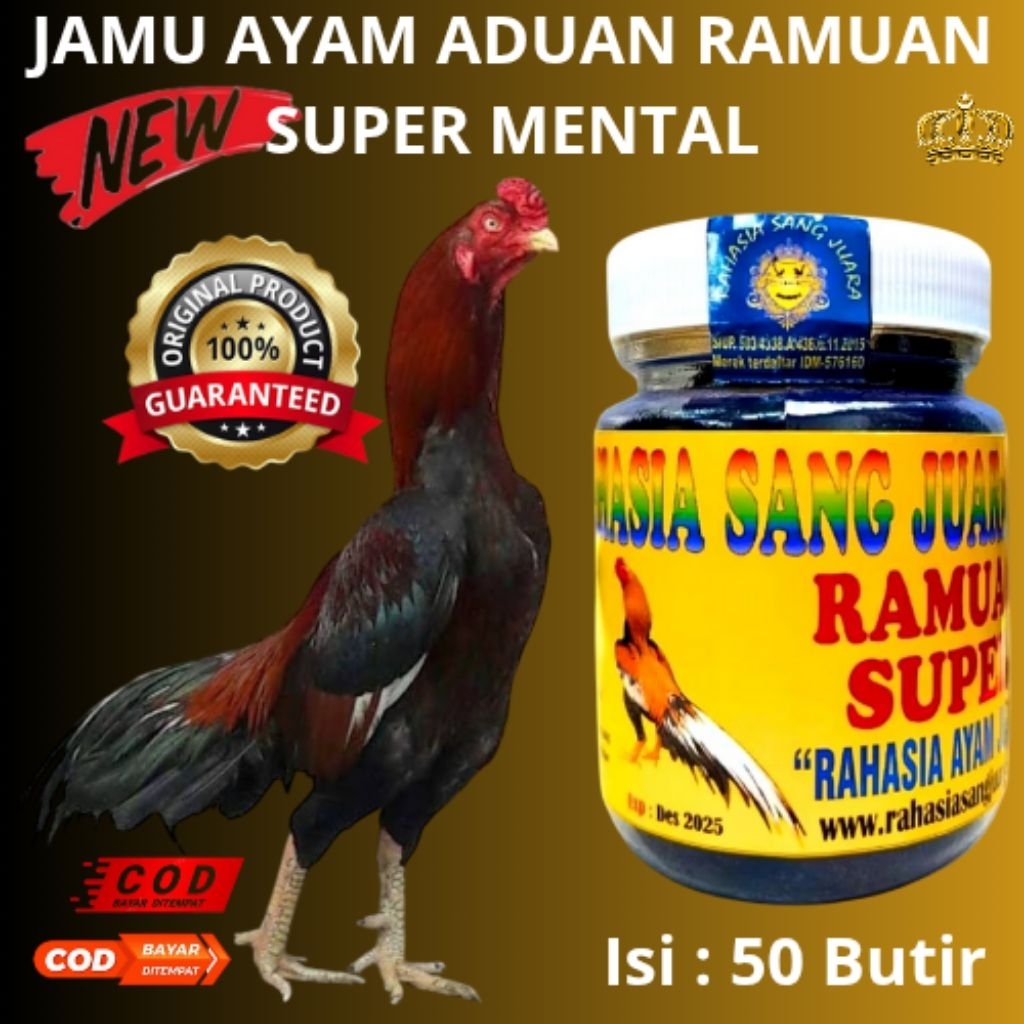 JAMU AYAM ADUAN RAMUAN SUPER MENTAL